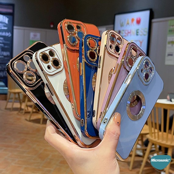 Microsonic Apple iPhone 11 Kılıf Flash Stamp Rose Gold 6