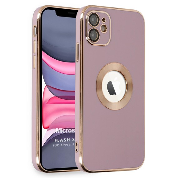 Microsonic Apple iPhone 11 Kılıf Flash Stamp Pembe 1