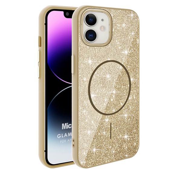 Microsonic Apple iPhone 11 Kılıf GlamGrip Luxe Gold 1