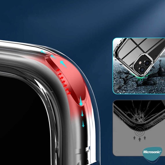 Microsonic Apple iPhone 13 Pro Max Kılıf Heavy Drop Şeffaf 3