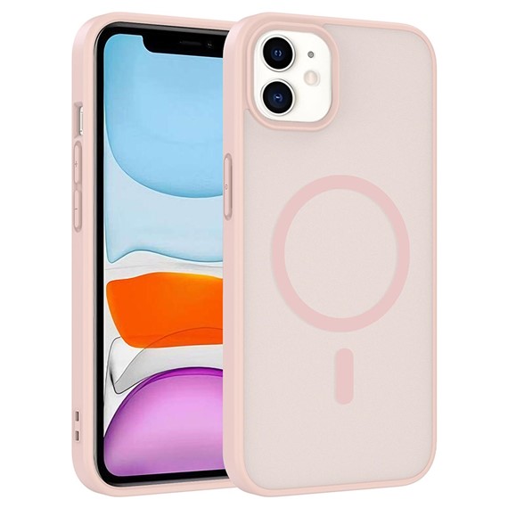 Microsonic Apple iPhone 11 Kılıf MagSmoke Neo Pembe 1