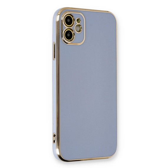 Microsonic Apple iPhone 11 Kılıf Olive Plated Lavanta Grisi 1