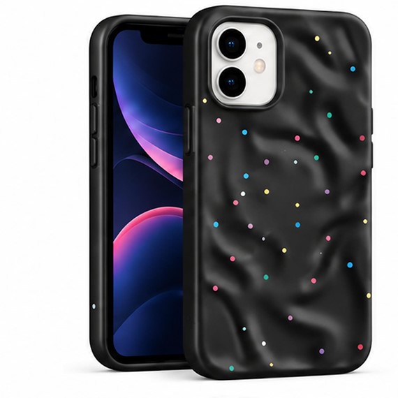Microsonic Apple iPhone 11 Kılıf Rippledots Siyah 1