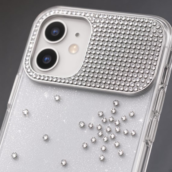 Microsonic Apple iPhone 16 Pro Max Kılıf ShineGlam Luxe Pembe 3