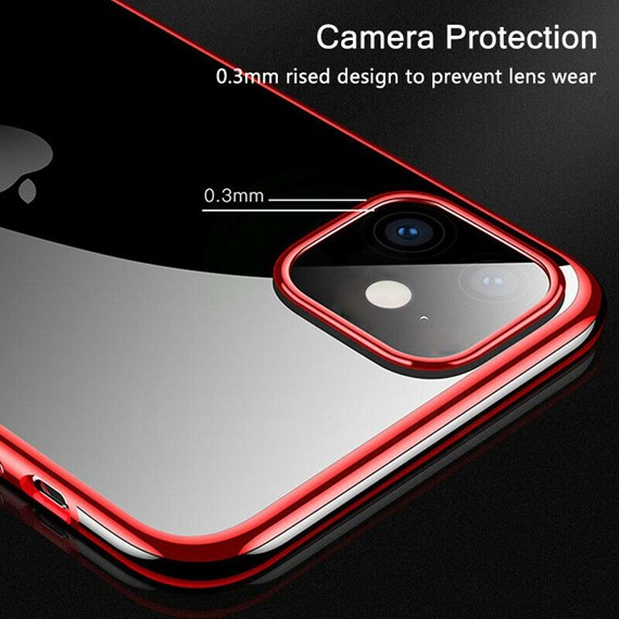 Microsonic Apple iPhone 11 6 1 Kılıf Skyfall Transparent Clear Rose Gold 5