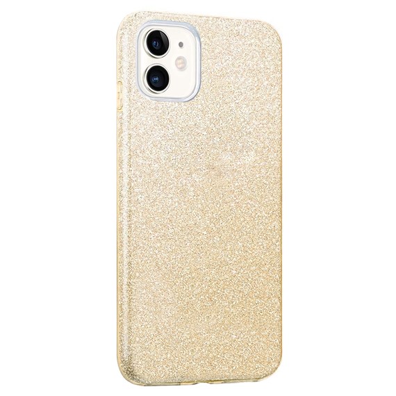 Microsonic Apple iPhone 11 Kılıf Sparkle Shiny Gold 2