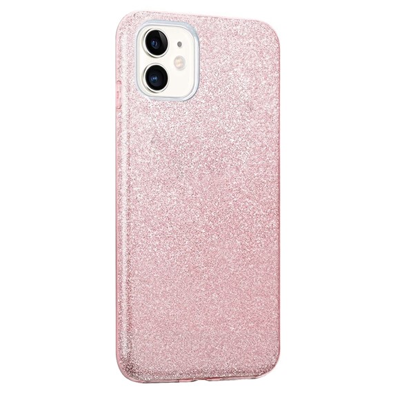 Microsonic Apple iPhone 11 Kılıf Sparkle Shiny Rose Gold 2