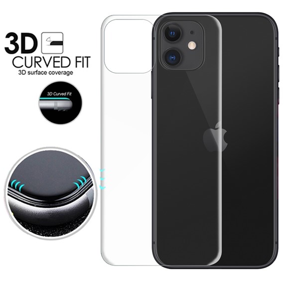 Microsonic Apple iPhone 11 6 1 Ön Arka Kavisler Dahil Tam Ekran Kaplayıcı Film 2