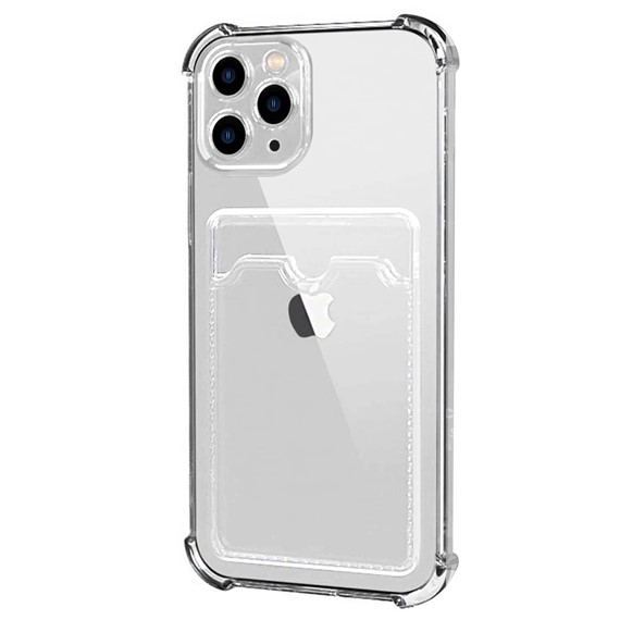 Microsonic Apple iPhone 11 Pro Max Card Slot Shock Kılıf Şeffaf 2