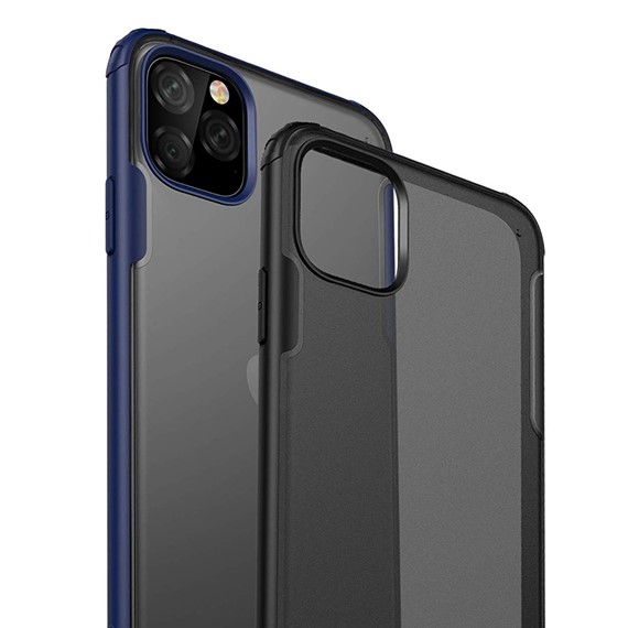 Microsonic Apple iPhone 11 Pro 5 8 Kılıf Frosted Frame Lacivert 3