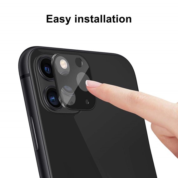 Microsonic Apple iPhone 11 Pro 5 8 Kamera Lens Koruma Camı V2 Siyah 2