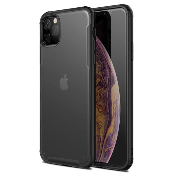 Microsonic Apple iPhone 11 Pro Max 6 5 Kılıf Frosted Frame Siyah 1