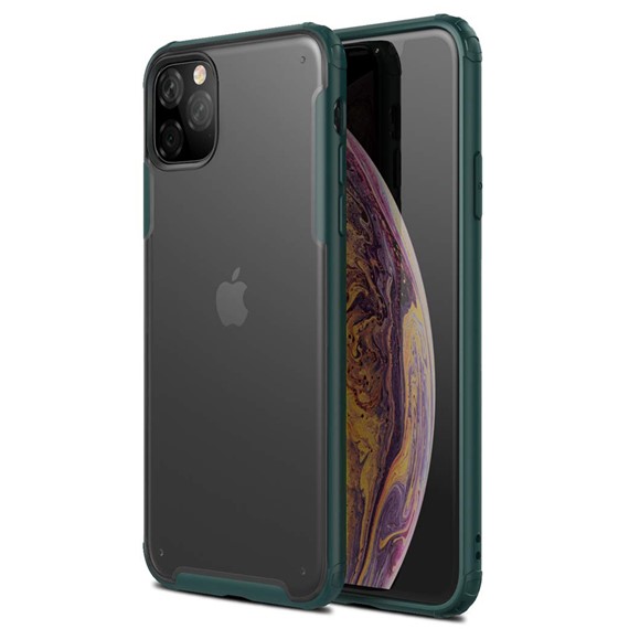 Microsonic Apple iPhone 11 Pro Max 6 5 Kılıf Frosted Frame Yeşil 1