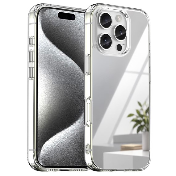 Microsonic Apple iPhone 16 Pro Max Kılıf Acrylic Mirror Şeffaf 1