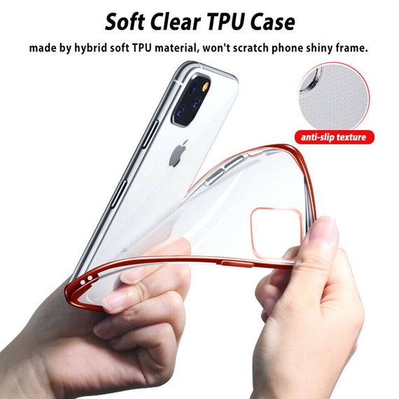 Microsonic Apple iPhone 11 Pro Max 6 5 Kılıf Skyfall Transparent Clear Gümüş 4