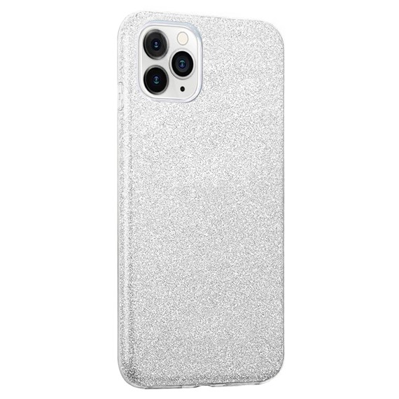 Microsonic Apple iPhone 11 Pro Kılıf Sparkle Shiny Gümüş 2
