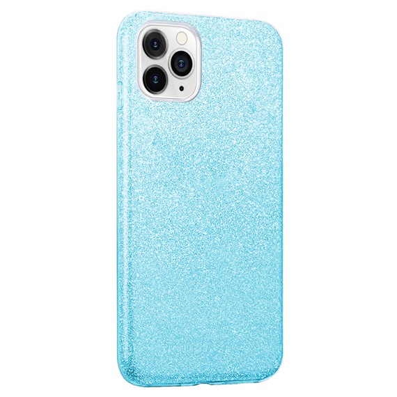 Microsonic Apple iPhone 11 Pro Kılıf Sparkle Shiny Mavi 2