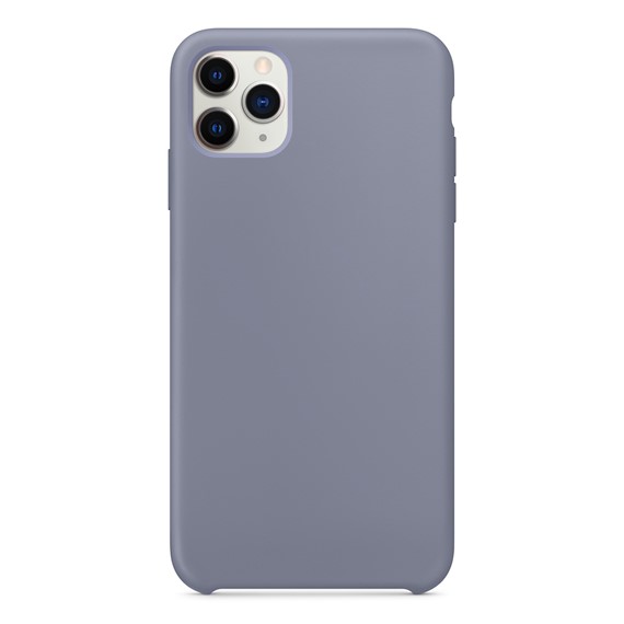 Microsonic Apple iPhone 11 Pro 5 8 Kılıf Liquid Lansman Silikon Lavanta Grisi 2