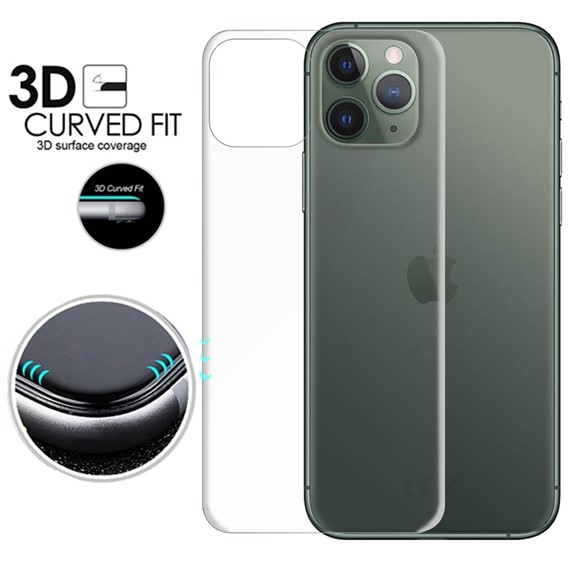 Microsonic Apple iPhone 11 Pro Max 6 5 Ön Arka Kavisler Dahil Tam Ekran Kaplayıcı Film 2