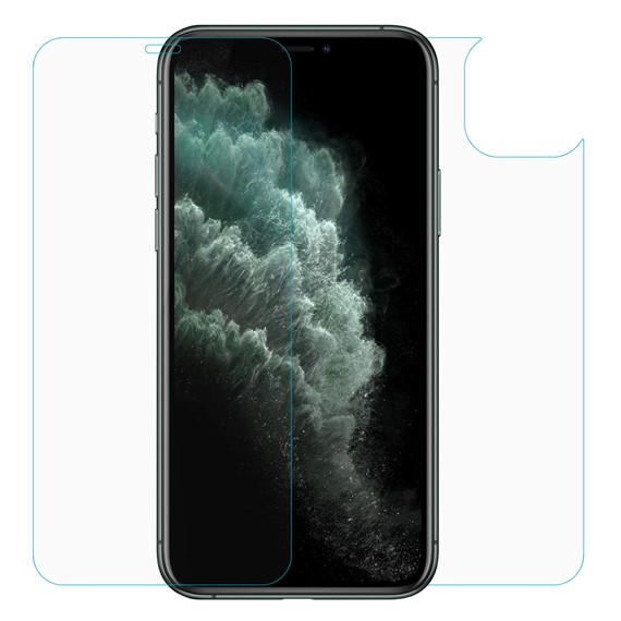 Microsonic Apple iPhone 11 Pro Max 6 5 Ön Arka Nano Cam Ekran Koruyucu 2