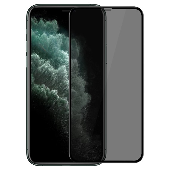 Microsonic Apple iPhone 11 Pro Max 6 5 Privacy 5D Gizlilik Filtreli Cam Ekran Koruyucu Siyah 1