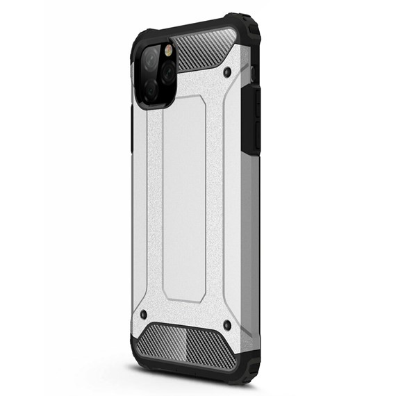 Microsonic Apple iPhone 11 Pro Max 6 5 Kılıf Rugged Armor Gümüş 2