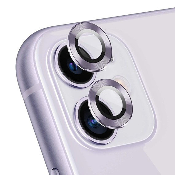 Microsonic Apple iPhone 11 Tekli Kamera Lens Koruma Camı Lila 1