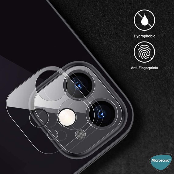 Microsonic Apple iPhone 15 Kamera Lens Koruma Camı 4