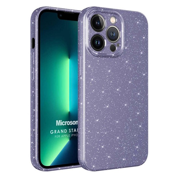 Microsonic Apple iPhone 12 Pro Kılıf Grand Stardust Mor 1
