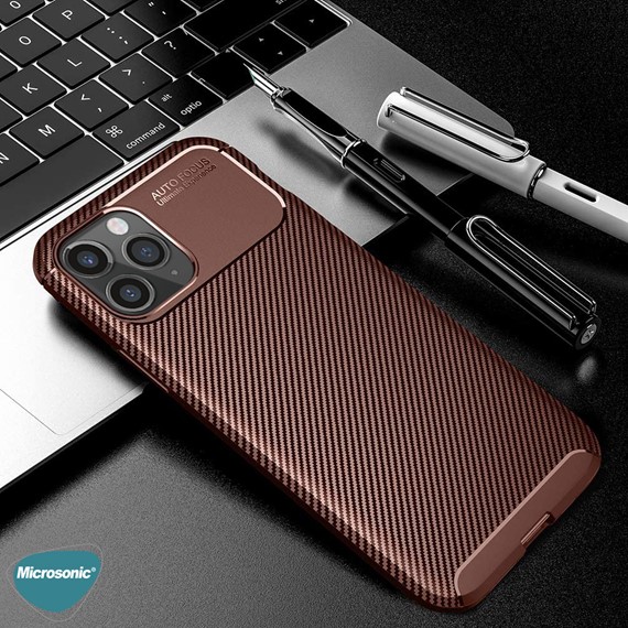 Microsonic Apple iPhone 12 Pro Kılıf Legion Series Kahverengi 3