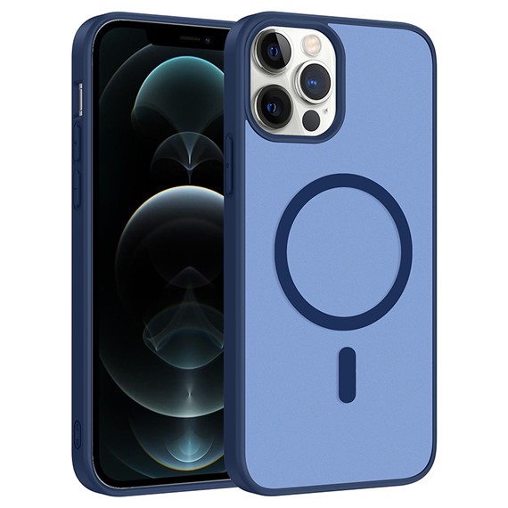 Microsonic Apple iPhone 12 Pro Kılıf MagSmoke Neo Lacivert 1