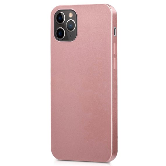 Microsonic Matte Silicone Apple iPhone 12 Pro Kılıf Rose Gold 2