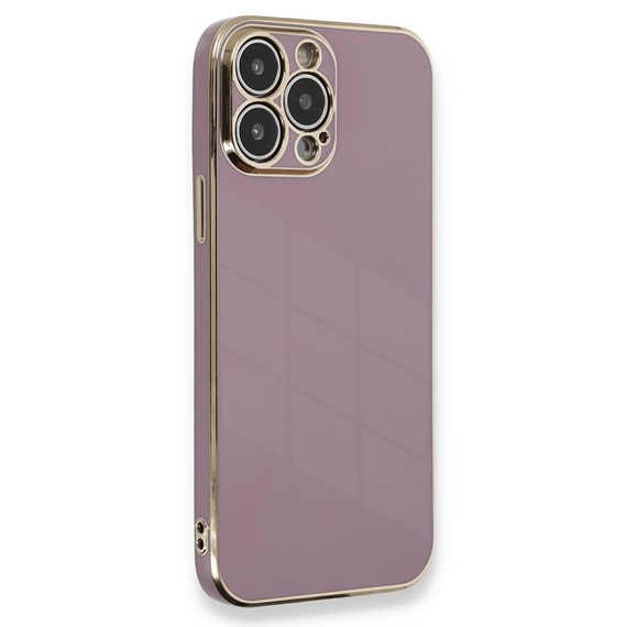 Microsonic Apple iPhone 12 Pro Kılıf Olive Plated Lila 1