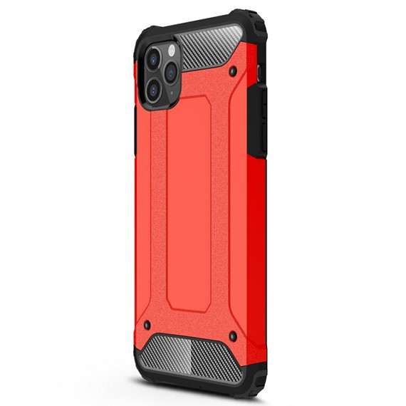 Microsonic Apple iPhone 12 Pro Kılıf Rugged Armor Kırmızı 2