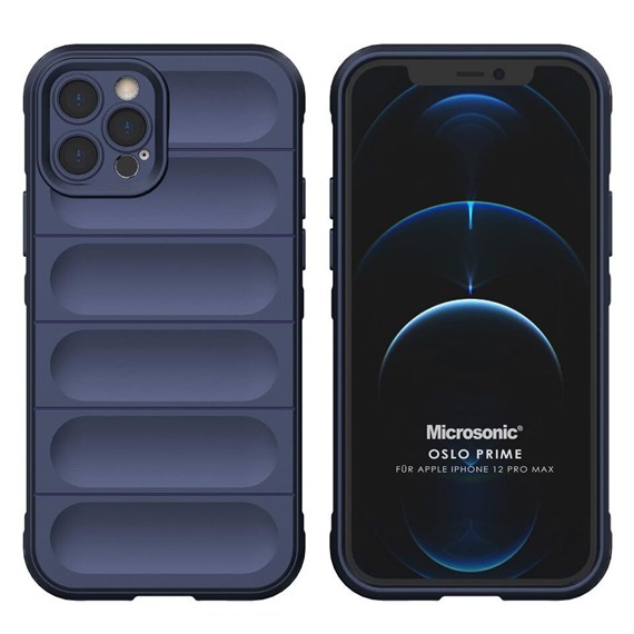 Microsonic Apple iPhone 12 Pro Max Kılıf Oslo Prime Lacivert 1