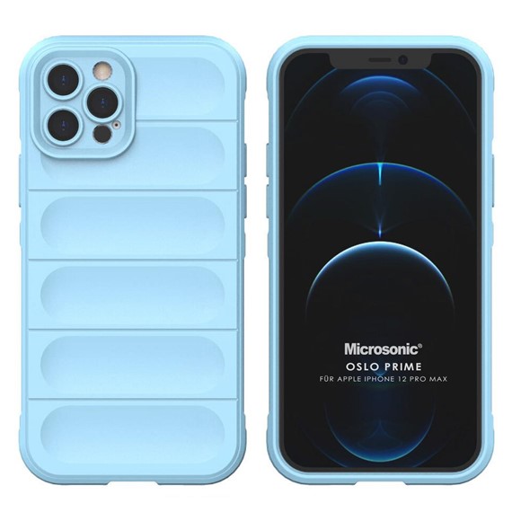 Microsonic Apple iPhone 12 Pro Max Kılıf Oslo Prime Mavi 1