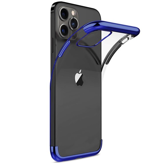 Microsonic Apple iPhone 12 Pro Max Kılıf Skyfall Transparent Clear Mavi 2