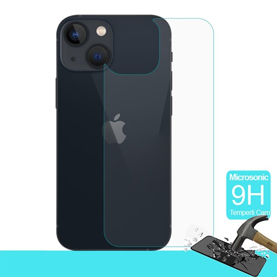 Microsonic Apple iPhone 13 Arka Temperli Cam Ekran Koruyucu 1