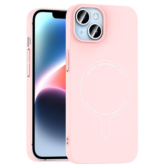 Microsonic Apple iPhone 14 Kılıf AirFit MagSafe Pembe 1