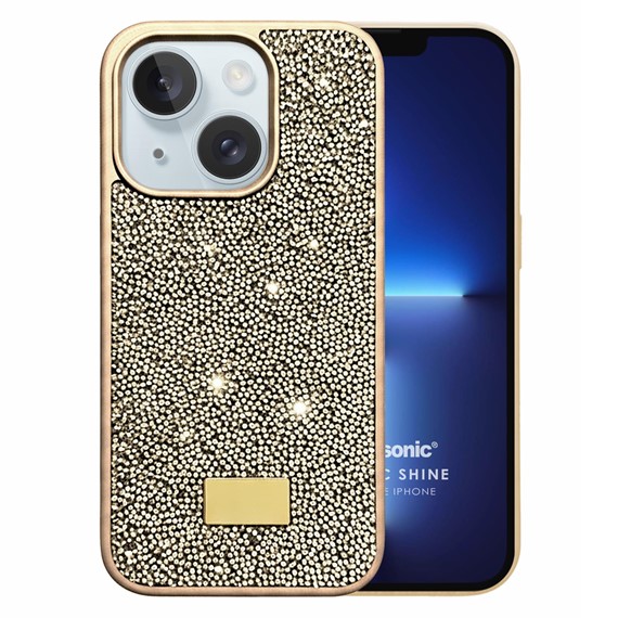 Microsonic Apple iPhone 14 Kılıf Cosmic Shine Gold 1