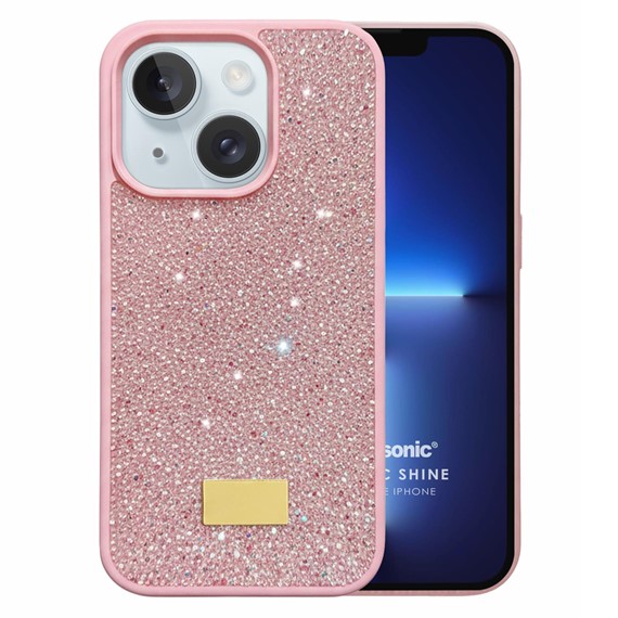 Microsonic Apple iPhone 14 Kılıf Cosmic Shine Pembe 1