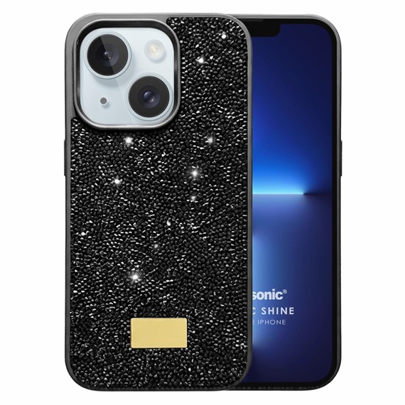 Microsonic Apple iPhone 14 Kılıf Cosmic Shine Siyah 1