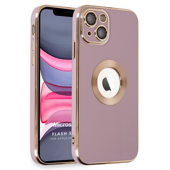 Microsonic Apple iPhone 14 Plus Kılıf Flash Stamp Pembe 1