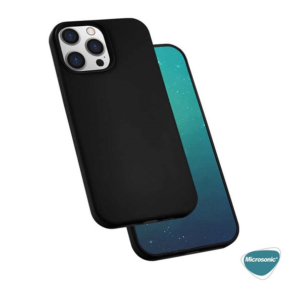 Microsonic Apple iPhone 13 Pro Kılıf Groovy Soft Koyu Yeşil 3