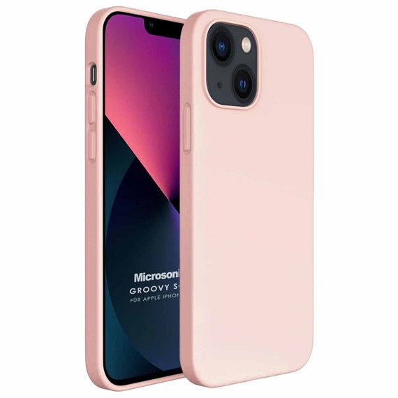 Microsonic Apple iPhone 13 Mini Kılıf Groovy Soft Rose Gold 1