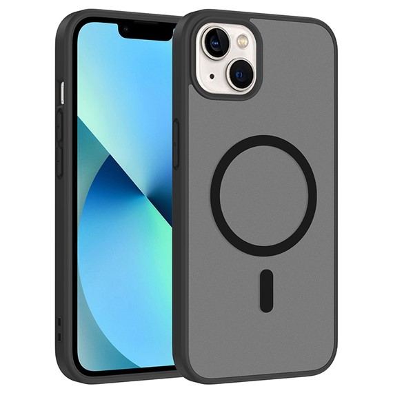 Microsonic Apple iPhone 13 Mini Kılıf MagSmoke Neo Siyah 1