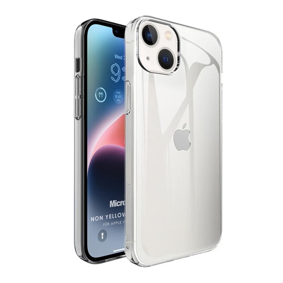 Microsonic Apple iPhone 13 Kılıf Non Yellowing Crystal Clear Sararma Önleyici Kristal Şeffaf 1