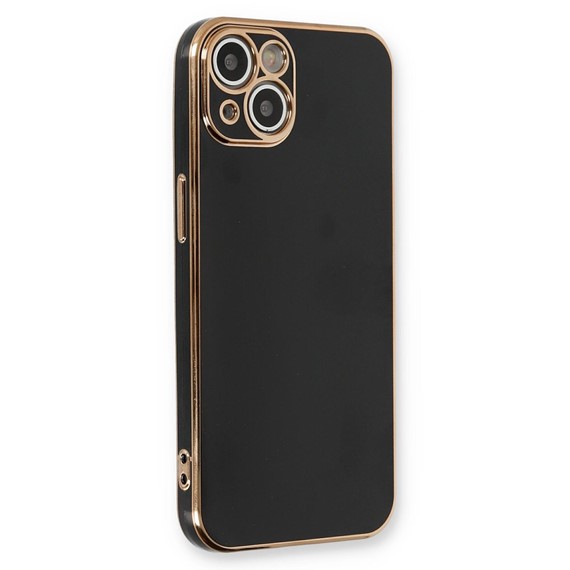 Microsonic Apple iPhone 15 Plus Kılıf Olive Plated Siyah 1