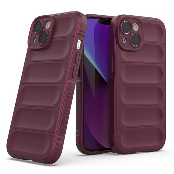Microsonic Apple iPhone 15 Plus Kılıf Oslo Prime Bordo 2