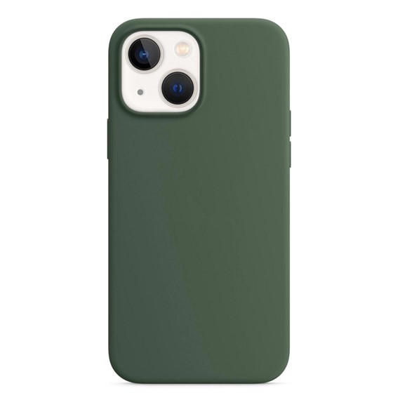 Microsonic Apple iPhone 13 Kılıf Liquid Lansman Silikon Yeşil 2